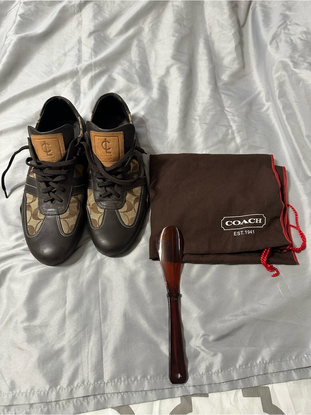 COACH JAYME STYLE MEN SHOES W/DUST BAG